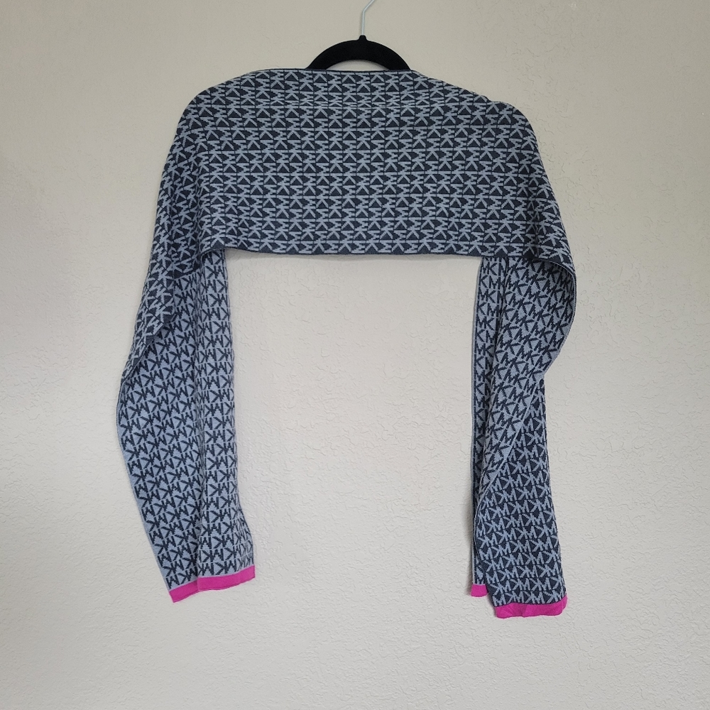 Michael Kors Pink and Gray Scarf